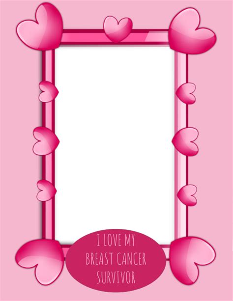 Copy Of Breast Cancer Survivor Pink Photobooth Frame Postermywall