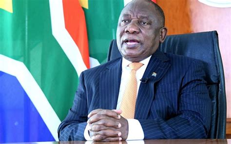 President cyril ramaphosa is scheduled to address the nation on wednesday at 8.30pm on the ongoing measures to manage the spread of the coronavirus through the implementation of a risk adjusted strategy. No Ramaphosa address banning sale of alcohol tonight ...