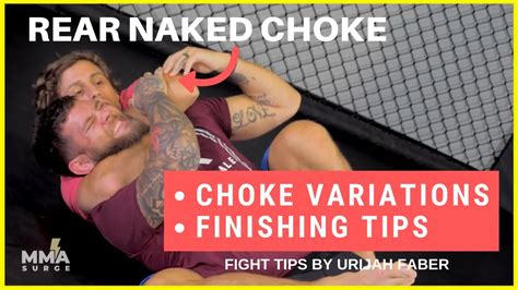 Rear Naked Choke RNC With Urijah Faber MMA SURGE YouTube