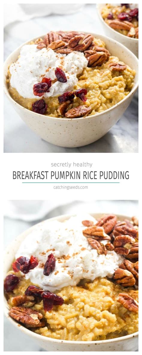 Pumpkin Spice Breakfast Rice Pudding Darn Good Veggies Recipe