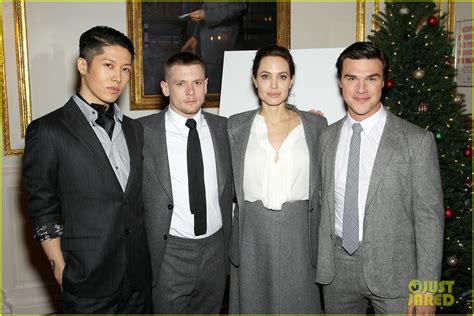 Angelina Jolie Supports Her Cast At A Special Unbroken Luncheon Photo 3253291 Angelina