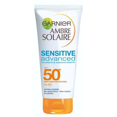 Garnier Ambre Solaire Sensitive Advanced Creme Spf 50 50 Ml