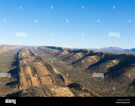 Aerial View Of The West Macdonnell Ranges Northern Territory Nt