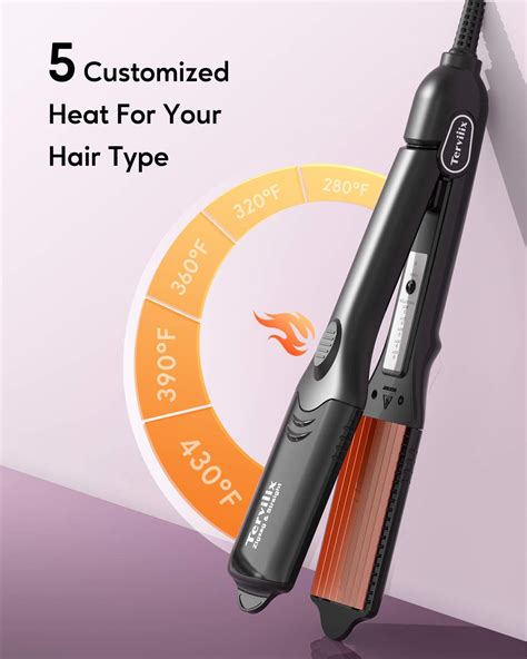 Buy Terviiix Hair Crimper For Women With 4 Interchangeable Plates