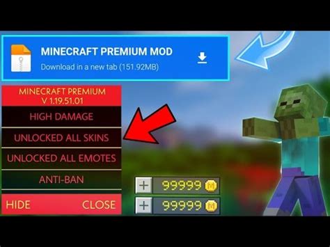 Minecraft MOD APK Unlimited Minecoins Unlocked Emotes Minecraft