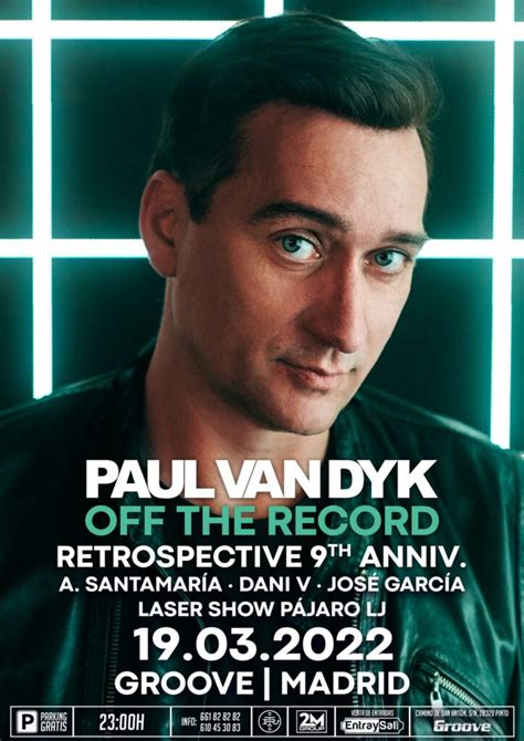 Paul Van Dyk Será El Protagonista De Retrospective Trance