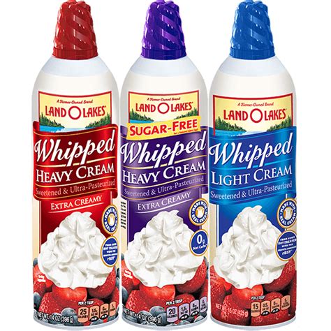 You're making whipped cream instead of ice cream, but the concept is the same. Aerosol Whipped Cream | Land O'Lakes