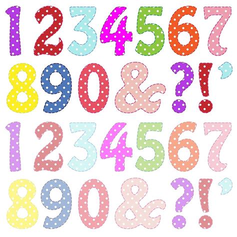 Nummers Kleurrijke Polka Dots · Gratis Afbeelding Op Pixabay