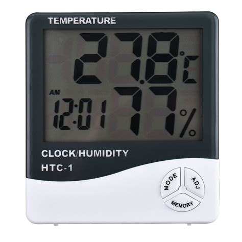 LCD Eletrônico Digital Temperatura Umidade Medidor Termômetro