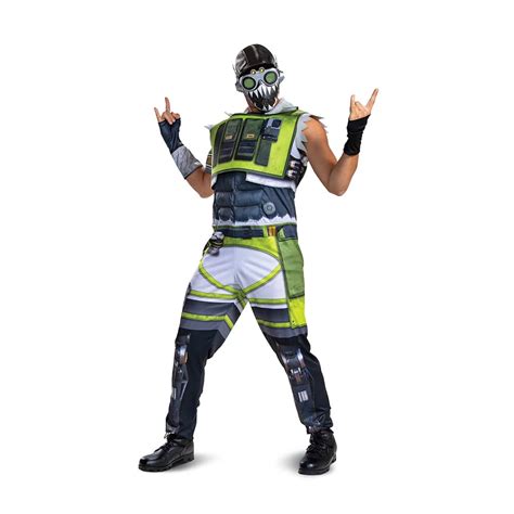 Mens Apex Legendsoctane Greenblue Padded Jumpsuit With Gloves And Mask