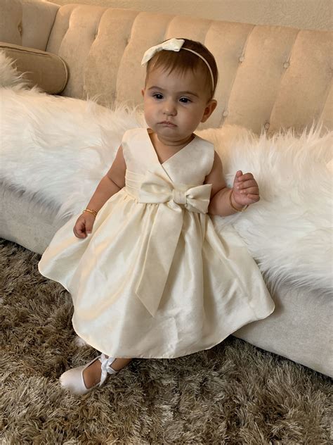 Baptism Baby Dress Pearl Baby Girl Dress Christening Gown Etsy