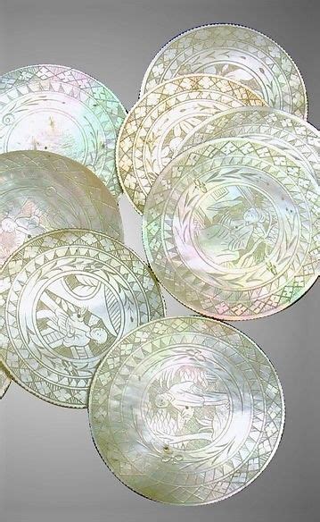 Mother Of Pearl Game Chips Pearls Mother Of Pearl Decorative Plates