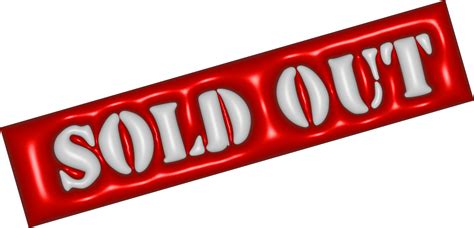 3d Sold Out Sign 24348215 Png