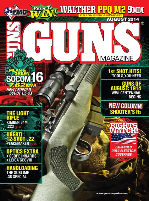 August Issue Of Guns Magazine Introduces New “shooters Rx” Column