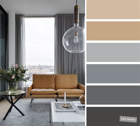 The best living room color schemes - Neutral and grey color palette