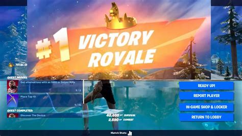 Fortnite Chapter 3 Crown Royal Solo Victory Royale Game Play Youtube