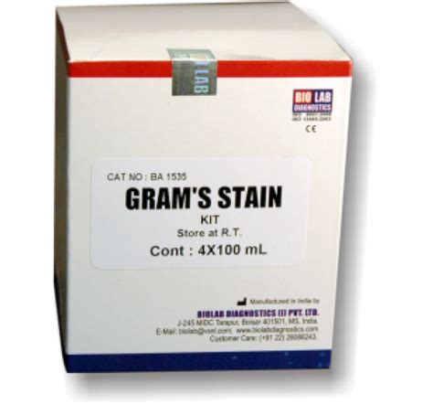 Gram Stain Kit Ready To Use For Pathology Laboratories At Rs 638pack