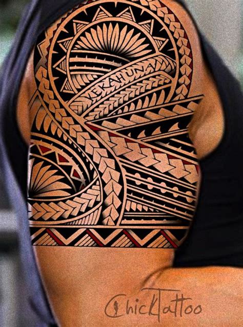 40 Curvy Polynesian Tattoo Designs
