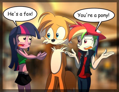 Miles Tails Prower And Twilight Sparkle