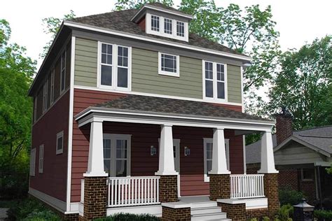 Traditional Four Square House Plan 50100ph Architectural Designs