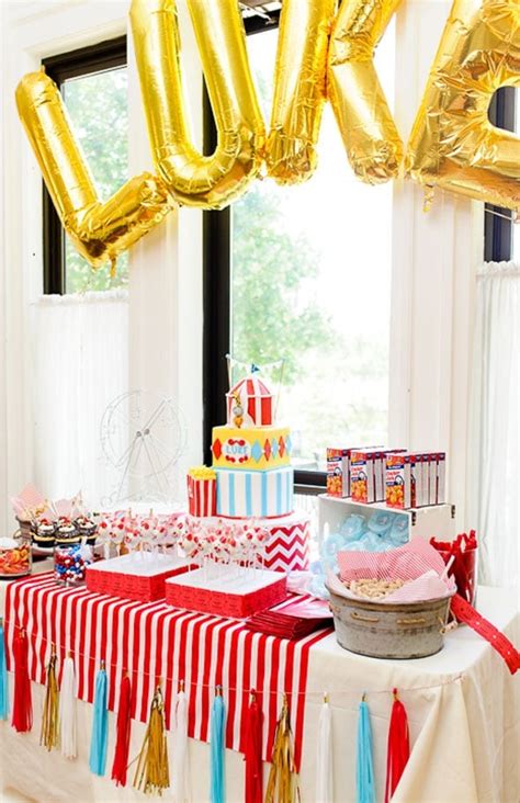 Circus Themed First Birthday Party Pretty My Party