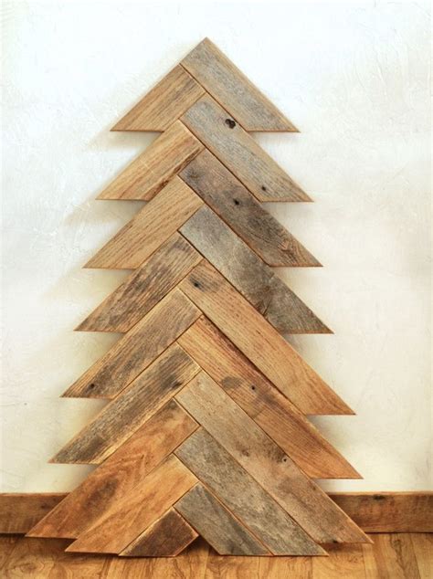 10 Wooden Christmas Trees With Eco Style Christmas Tree Decorations