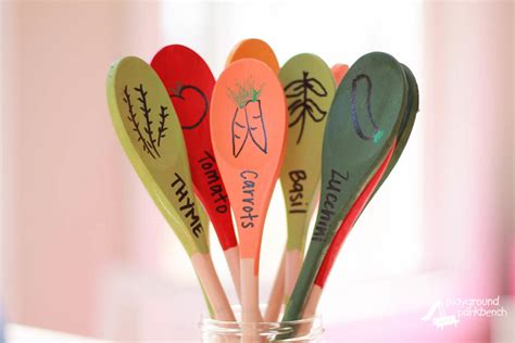 Wooden Spoon Garden Markers Cool Diy Ideas