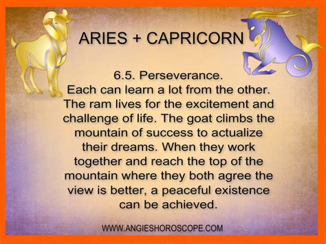Aries Capricorn Compatibility Aries Sagittarius Compatibility