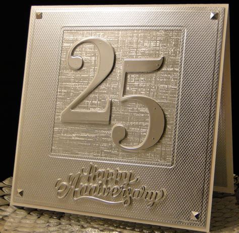 25th Anniversary Card For My Husband June 2017 Both The 25 And The