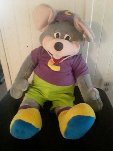 Chuck E Cheese Jumbo 30 Plush Stuffed Animal Toy Purple Shirt Mouse