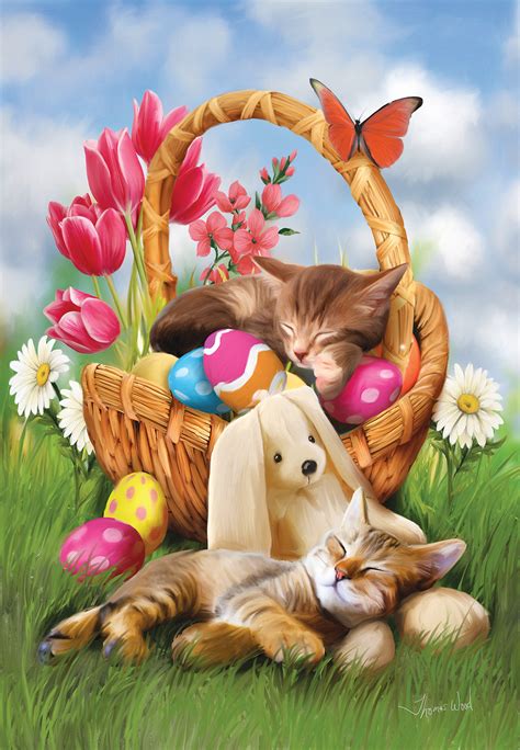 Hard Day With The Easter Bunny 300 Pieces Sunsout Puzzle Warehouse