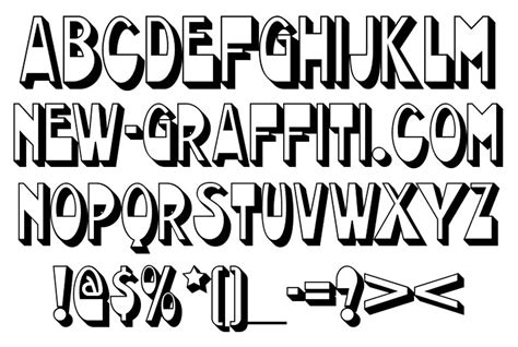 16 Types Of Graffiti Fonts Images Different Types Of Graffiti Fonts