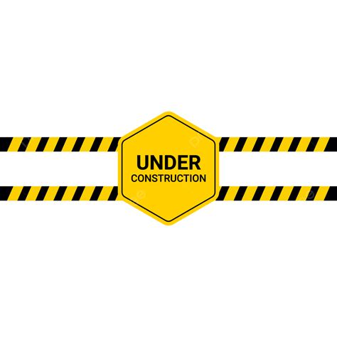 Flat Under Construction Sign Background Design Under Construction Sign