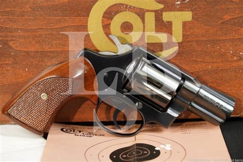 Colt Detective Special 3rd Issue 2″ Blue 38 Spl Revolver And Box 1975