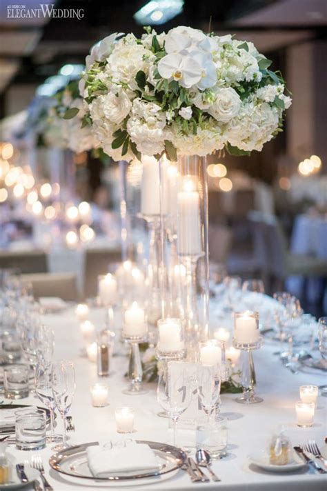 Luxurious Wedding With White And Green Florals Elegantweddingca