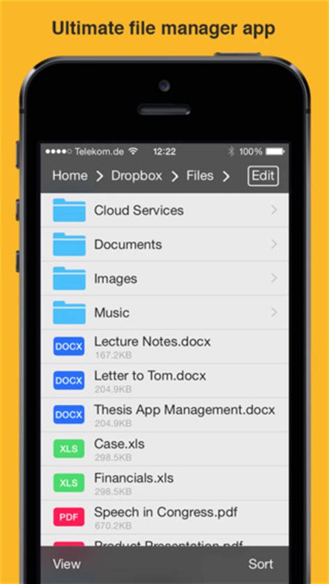 It also integrates easily with evernote, microsoft office, and google task. Download Best File Manager for iPhone or iPad
