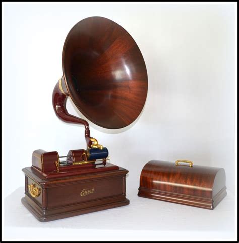 Edison Opera Wood Horn Phonograph 빈티지