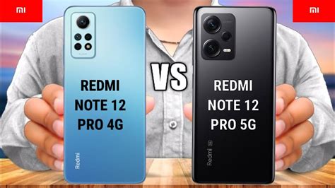 Redmi Note 12 Pro 4g Vs Redmi Note 12 Pro 5g Trakontech Youtube