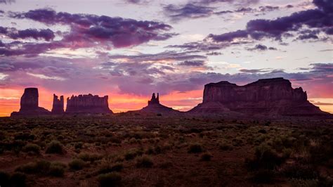 Sunset Landscape Desert Utah Wallpapers Hd Desktop And Mobile