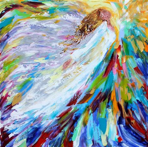 Angel Rising Print On Canvas Angel Art Religious Art Made From Image