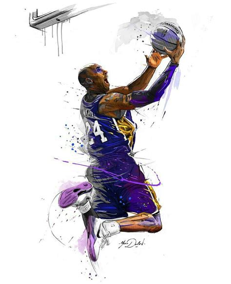 Kobe Bryant Drawing Wallpapers Wallpapersafari Com