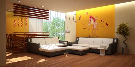 Living Room Design With Wall Arts Aashray Design Consultants Pvt Ltd