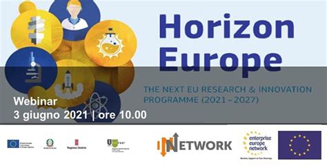 Webinar Horizon Europe 2021 2027 Nuove Opportunità Per Potenziare