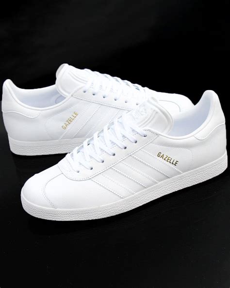 Adidas Gazelle Classic Leather White Trainer S Casual Classics