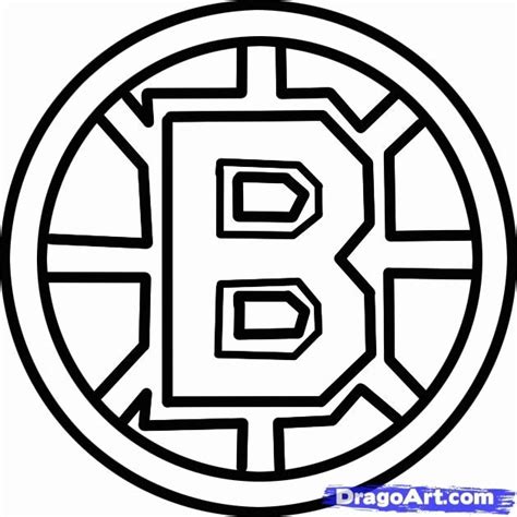 Bruins Logo Coloring Page Coloring Pages