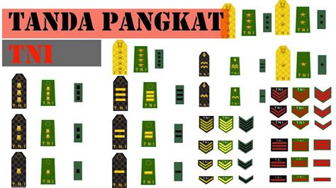 Ini Urutan Pangkat Tentara Nasional Indonesia
