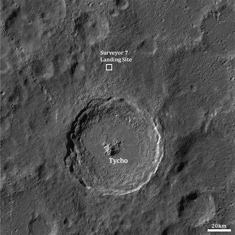Apollo Mission To Tycho Crater Moon Crater Tycho
