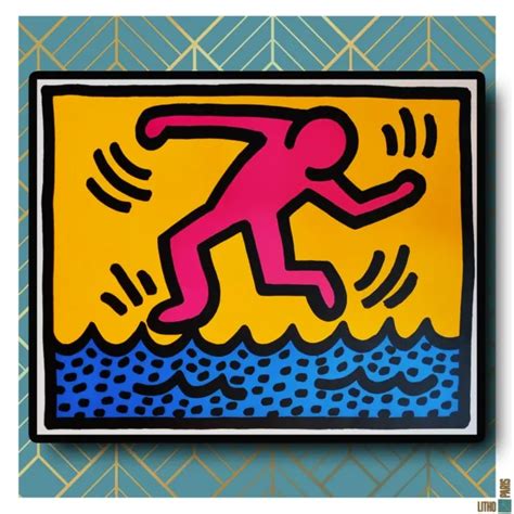 Keith Haring1988screen Printingpop Shop Quadnew Yorkparispop Art