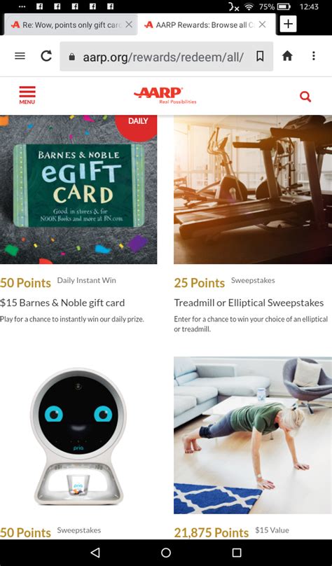 Select the gift card that you would like to receive! Re: Wow, points only gift cards - AARP Online Community