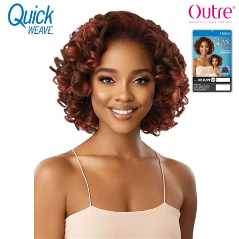Outre Quick Weave Synthetic Hair Half Wig Druann